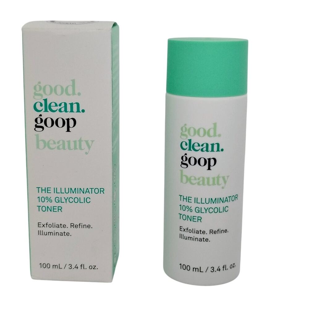 Good Clean Goop Beauty Illuminator Glycolic Acid Toner 3.4 oz. Refine Exfoliate